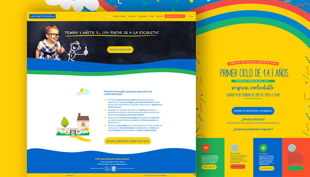 web design for early childhood education