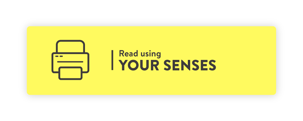 read using senses