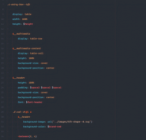 SASS Code for WPT