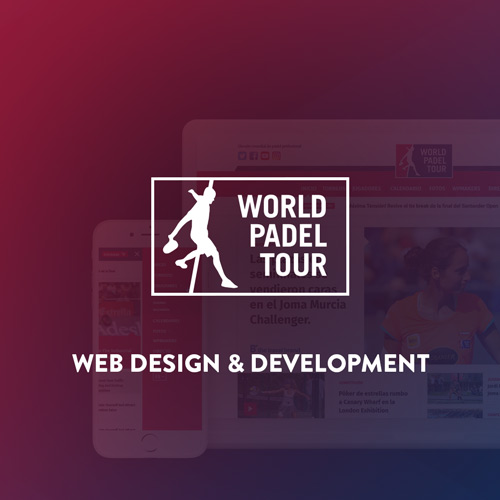 World padel Tour Website Design and Development